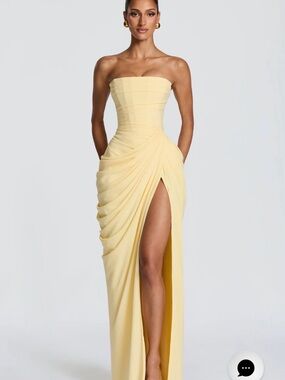 babyboo petra maxi dress gold Petra Maxi Dress - Gold | Stunning Maxi Dress